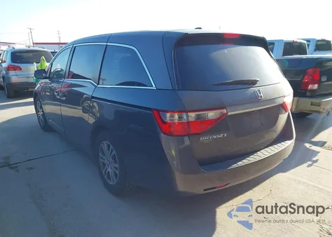 2012 Honda Odyssey Ex-L из США, поврежденный, VIN 5FNRL5H61CB012460